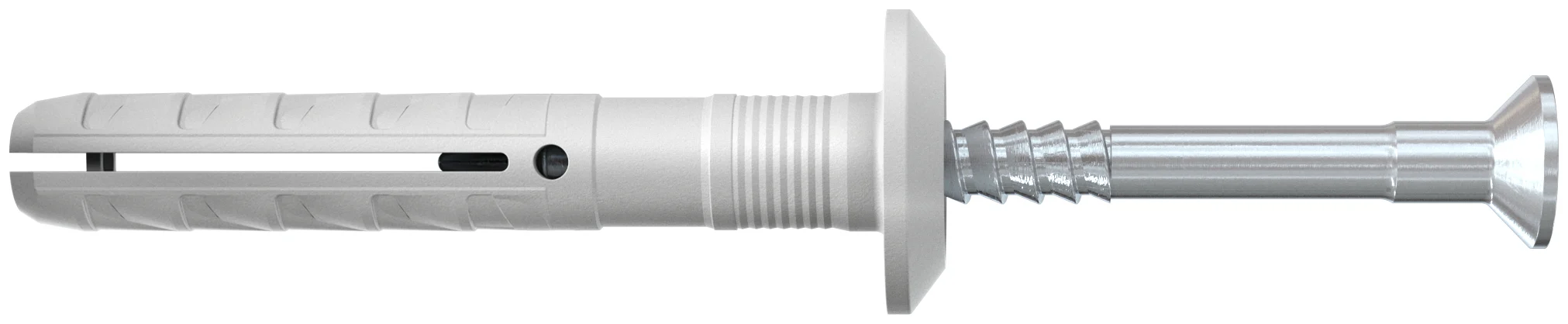 tasselli a percussione N 6x40/7 P con bordo largo e vite (100 Pz.)